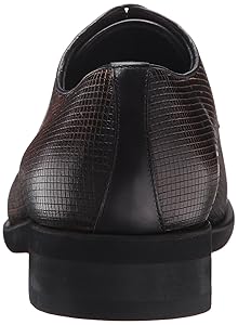 Amazon.com | a.testoni Men's M47224TDM Oxford, Cognac/Black